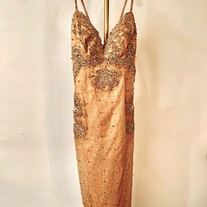 Mandalay Gorgeous Beaded Cocktail Dress